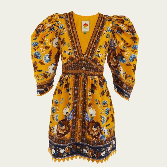 Farm Rio: Yellow Flowering Garden Tree Mini
Dress - Picture 12 of 13